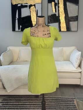 forever 21 lime green dress Forever 21 Women's Cutout Bodycon Midi Dress